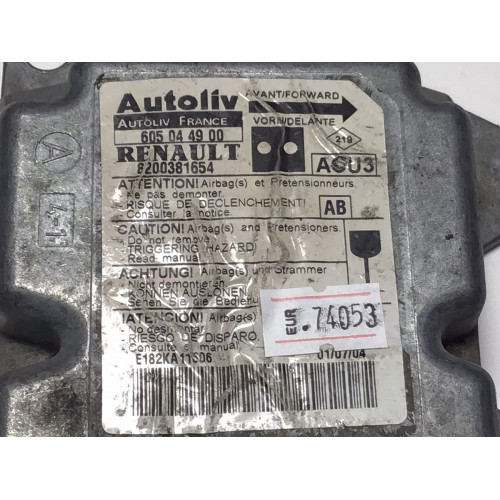Renault Megane Airbag Beyni 605044900 8200381654