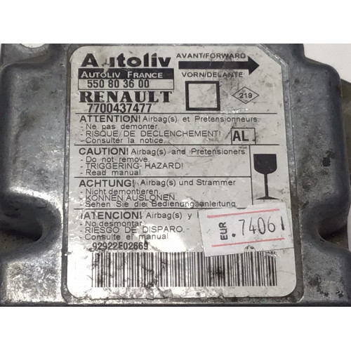 Renault Megane Airbag Beyni 550803600 7700437477