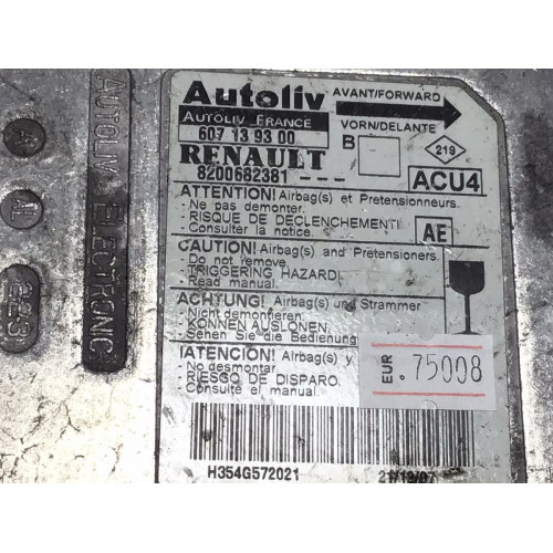 Renault Megane 2 Airbag Beyni 8200682381 607139300