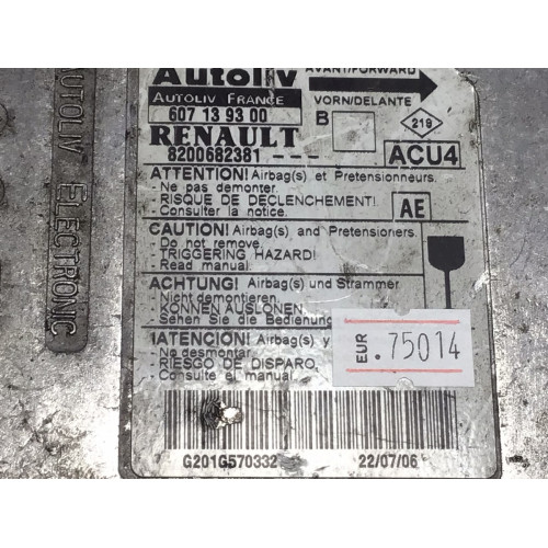 Renault Megane 2 Airbag Beyni 8200682381 607139300
