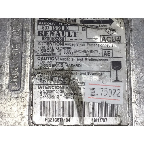 Renault Megane 2 Airbag Beyni 8200682381 607139300