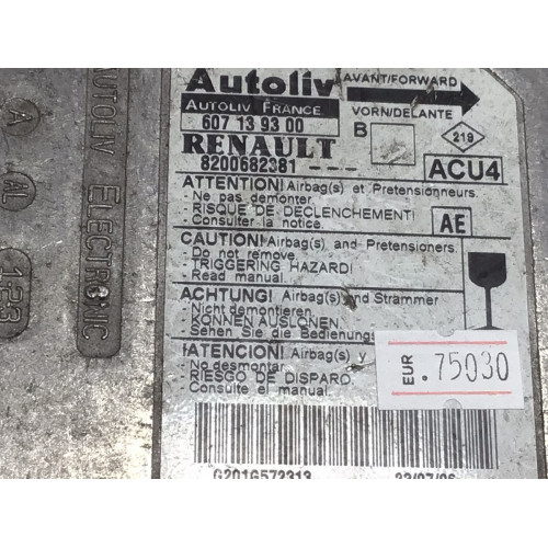 Renault Megane 2 Airbag Beyni 8200682381 607139300