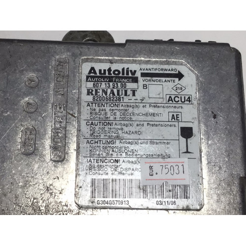 Renault Megane 2 Airbag Beyni 8200682381 607139300