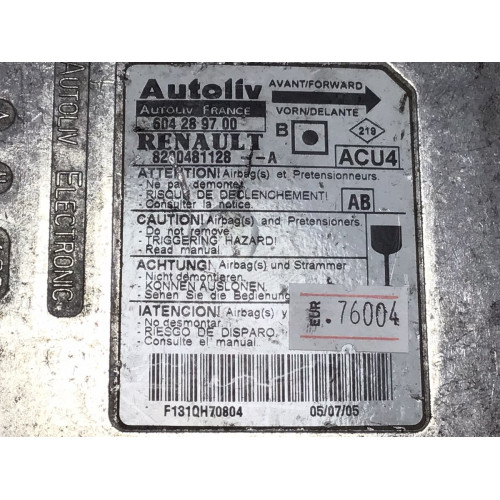 Renault Megane 2 Airbag Beyni 604289700 8200481128A