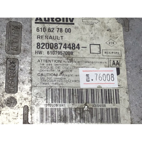 Renault Megane 2 Airbag Beyni 8200874484 610627800