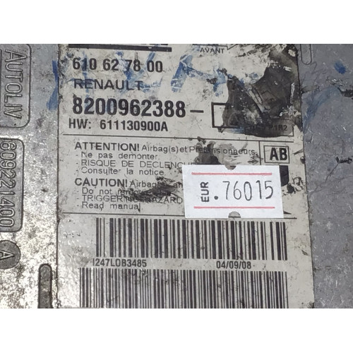Renault Megane 2 Airbag Beyni 8200962388 610627800
