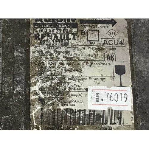 Renault Megane Airbag Beyni 8200307800 603383300