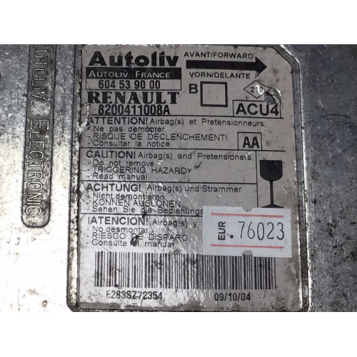 Renault Megane Airbag Beyni 8200411008A 604539000