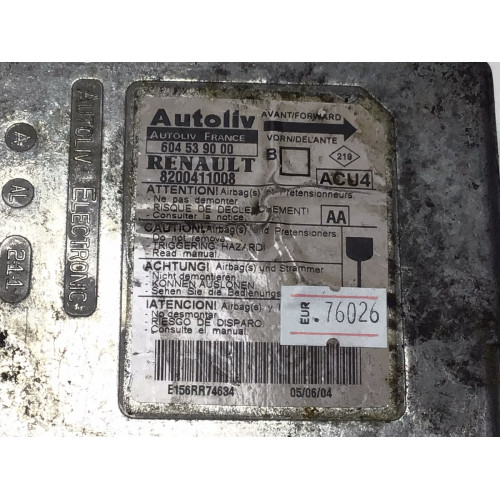 Renault Megane Airbag Beyni 8200411008 604539000