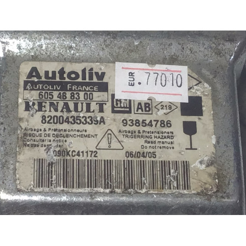NISSAN Primastar X83 Airbag Beyni 8200435339A 605488300 93854786