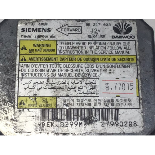 Daewoo Lanos Airbag Beyni 5WK4155 96217003