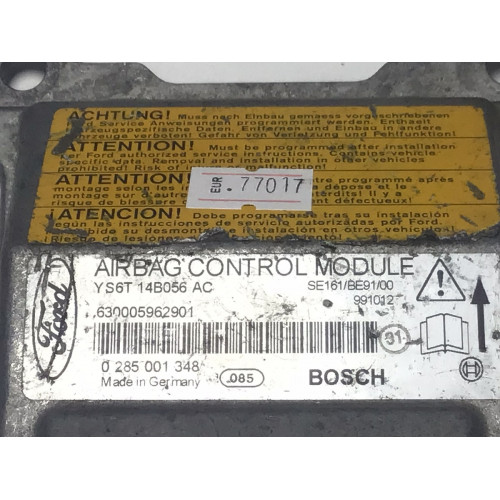Ford Fiesta Airbag Beyni YS6T14B056AC 0285001348