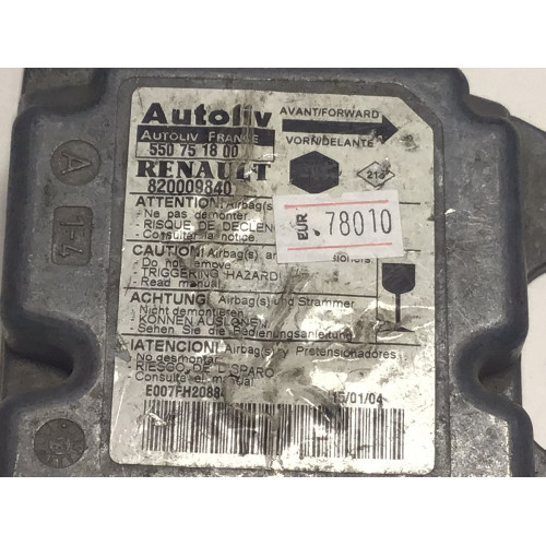 Renault Kangoo Airbag Beyni 8200098401 550751800