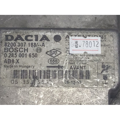 Dacia Logan Airbag Beyni 8200307188 0285001650