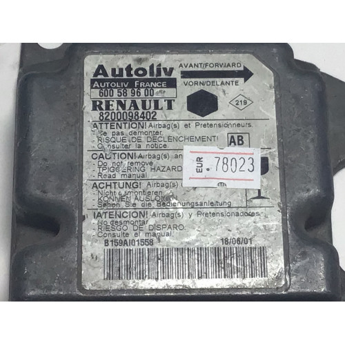 Renault Clio Symbol Kangoo Airbag Beyni 8200098402 600589600