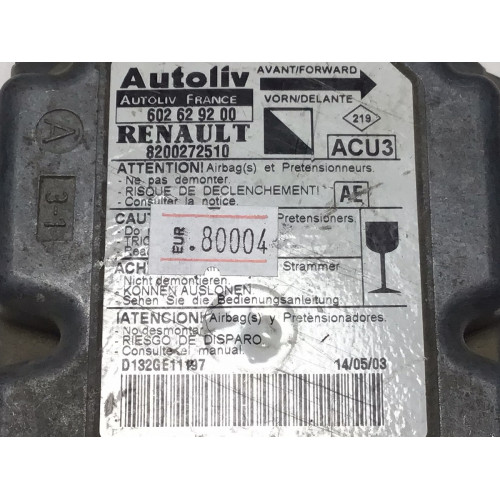 Renault Kangoo Airbag Beyni 602629200 8200272510