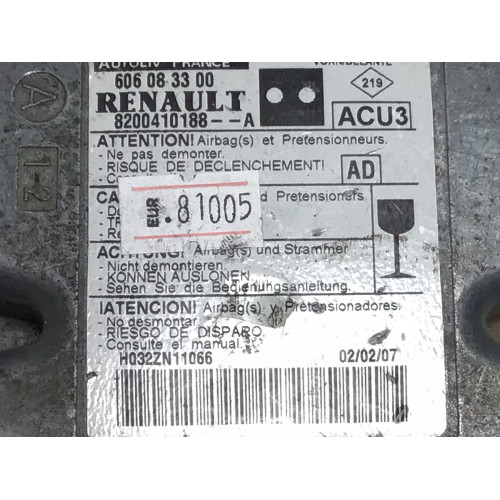 Renault Kangoo 2 Airbag Beyni 8200410188A 606083300