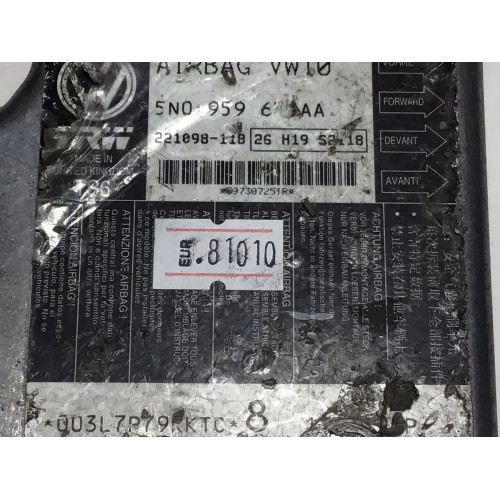 Volkswagen Passat B7 CC Airbag Beyni 221098-118 5N0959655AA
