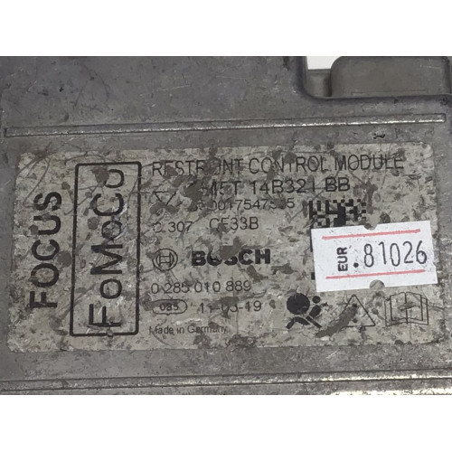 Ford Focus Airbag Beyni 0285010889 9M5T-14B321-BB