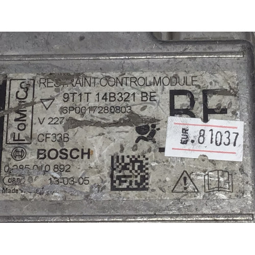 Ford Tourneo Connect Airbag Beyni 9T1T-14B321-BE 0285010892
