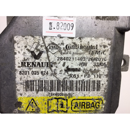 Renault Kangoo 3 Airbag Beyni 8201025624 2840211403