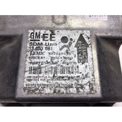 Opel Astra H Airbag Beyni  13251081 327963935 EE