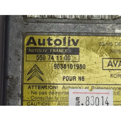 Citroen Xsara Airbag Beyni 9638101980 550741100
