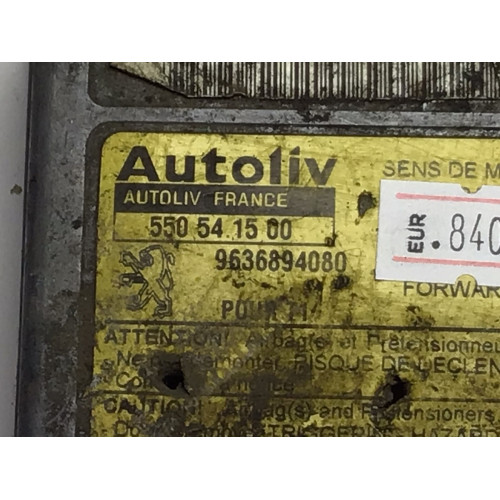 Peugeot 206 Airbag Beyni 9636894080 550541500