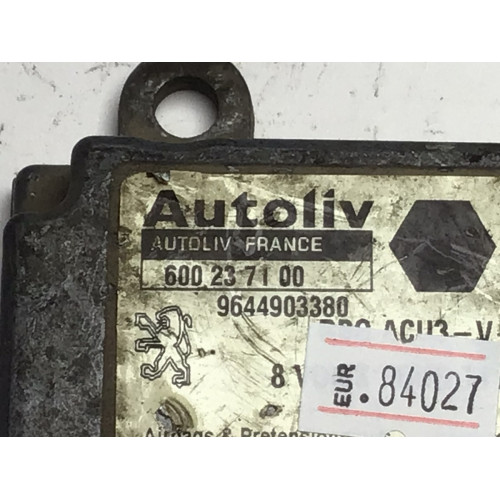 Peugeot 206 Airbag Beyni 9644903380 600237100