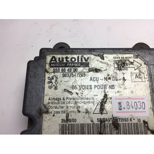 Peugeot 306 Airbag Beyni 550864500 9637547280