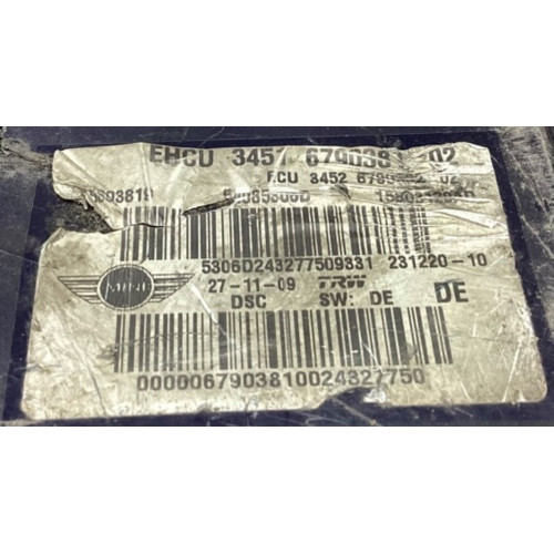 Mini Cooper ABS Beyni 34516790381 34526790382 15803819 54085306D 15803120AD
