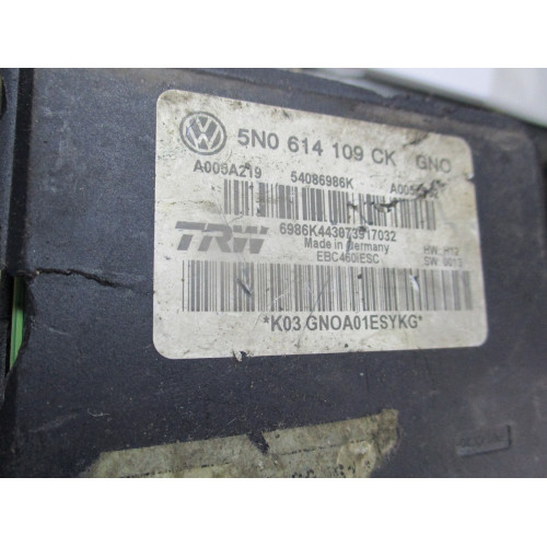 2010 VOLKSWAGEN Tiguan ABS Beyni 5n0614109 54086986k 