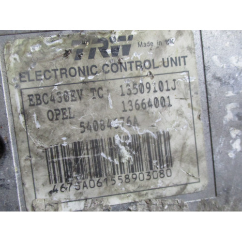 Opel Vectra C ABS Beyni 13509101J 13664001 54084676A 09191496