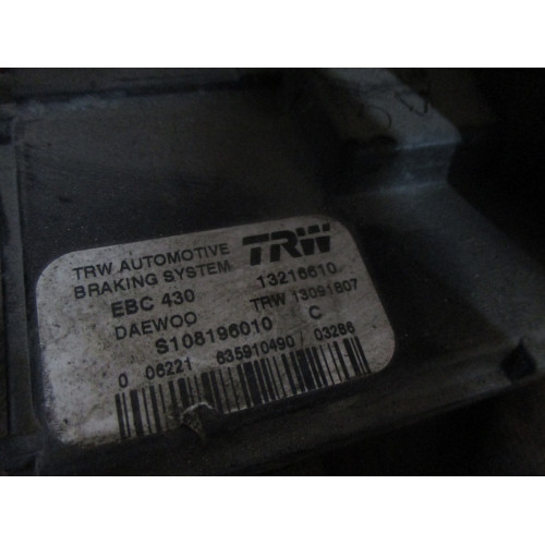 Daewoo Matiz Chevrolet Kalos ABS Beyni S108196010  13216610 13091807 96340210 13091807