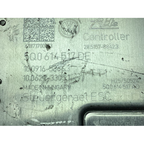 Volkswagen Golf Audi A3 ABS Beyni 5Q0614517DE 28.5157-8842.3 10.0916-5366.3 10.0220-1413.4