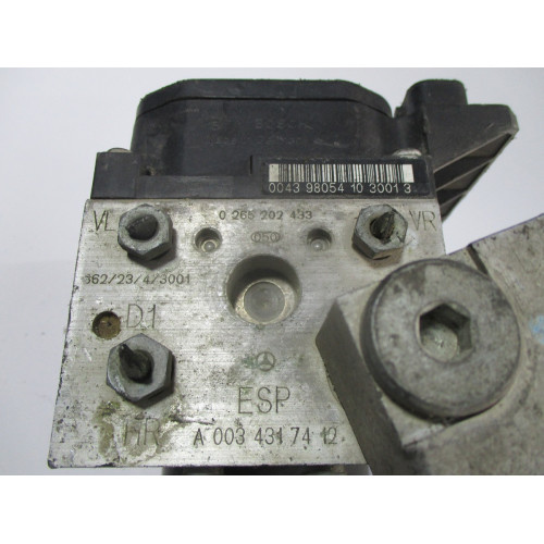 Mercedes A-Class W168 A160 ABS Beyni 0265202433 A0034317412