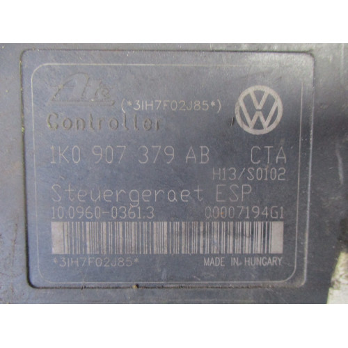 Volkswagen Golf Audi A3 ABS Beyni 1K0907379AB 10.0960-0361.3 1K0614517AB 10.0206-0224.4