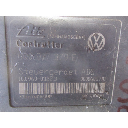 Volkswagen Golf Audi A3 ABS Beyni 6Q0907379E 10.0960-0322.3 6Q0614117C 