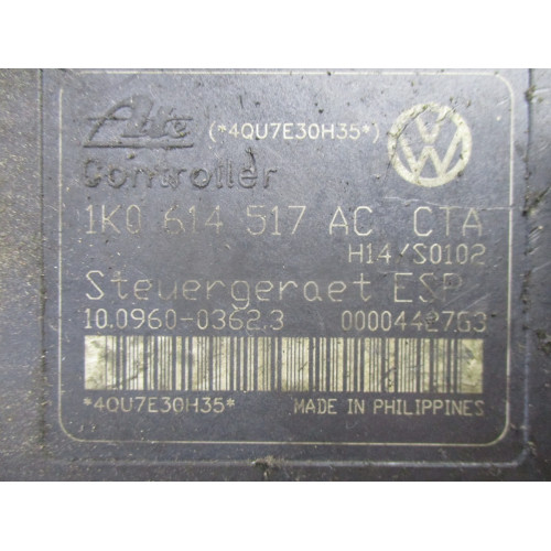Golf Jetta A3 LEon Toledo ABS Beyni 1K0614517AC 10.0960-0362.3 1K0614517AC 10.0206-0222.4
