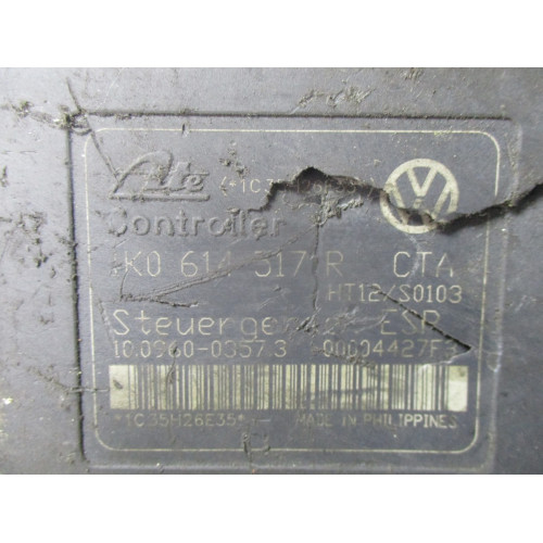 Volkswagen Golf 4 Audi A3 Seat Cordoba Skoda Octavia ABS Beyni 1K0614517R 10.0960-0357.3 10.0206-0182.4