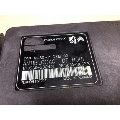 Citroen C3 ABS Beyni 9666999580 28.5600-3603.3 10.0960-3924.3 10.0206-0414.4
