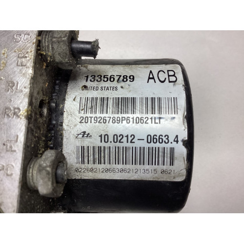 Opel Astra J Abs Beyni 10.0961-4522.3 10.0619-3651.1 28.5611-8103.3 13356789 10.0212-0663.4
