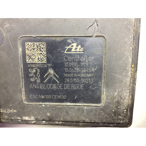 Peugeot 208 ABS Beyni 10.0915-1179.3 10.0622-3645.1 28.5150-5021.3 9806891780 10.0220-0377.4
