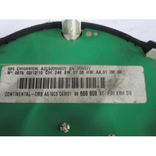  Citroen DS3 Dizel Kilometre Saati Gösterge Paneli 96668808XT