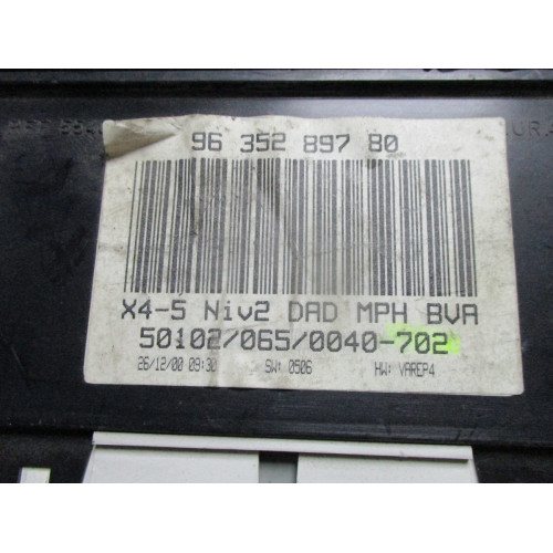 Citroen C5 Benzinli OTOMATİK Kilometre Saati Gösterge Paneli 9635289780