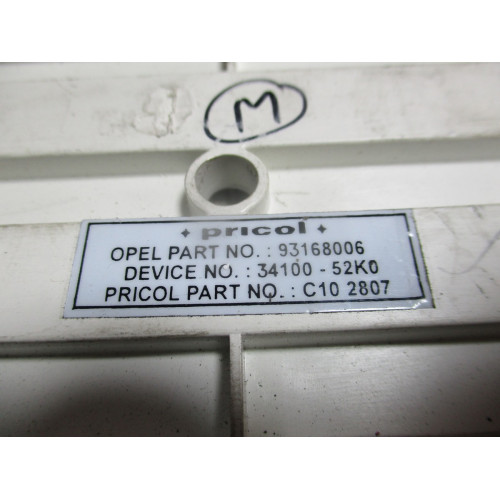 Opel Agila B Kilometre Saati Gösterge Paneli 93168006 34100-52K0