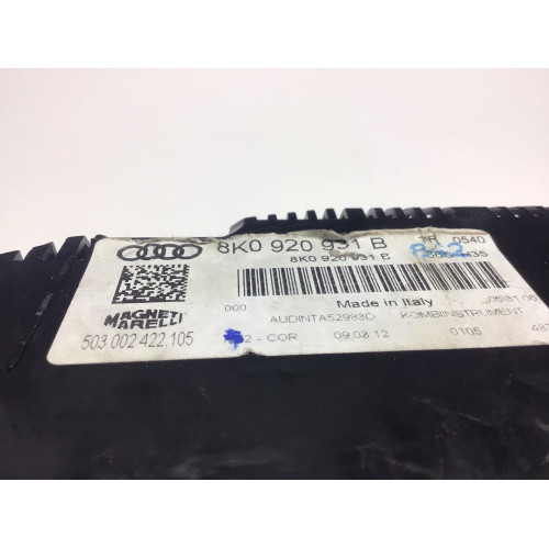 Z Audi A4 Kilometre Saati Gösterge Paneli 8K0920931B