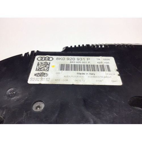 Z Audi A4 Kilometre Saati Gösterge Paneli 8K0920931P