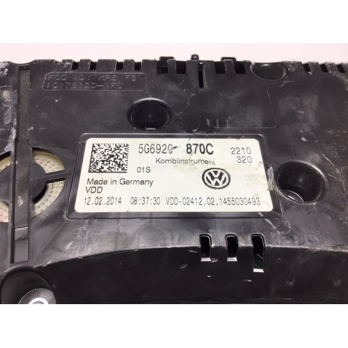 Z Volkswagen Golf 7 R GTI 2.0 Gösterge Paneli Kilometre Saati 5G6920870C