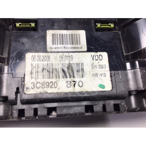 Z Volkswagen Passat B6 B7 CC Gösterge Paneli Kilometre Saati 3C8920870